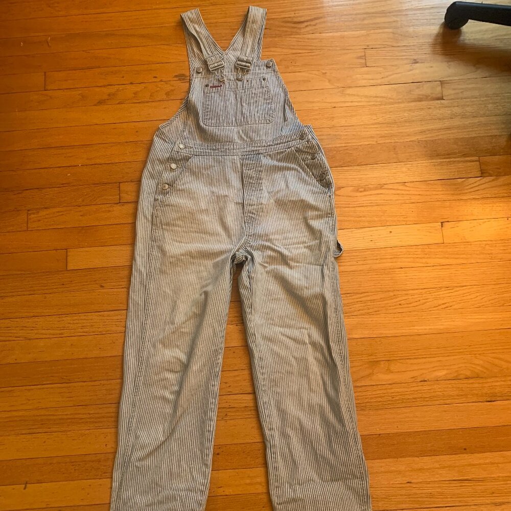 Vintage Gap Stripe Carpenter Overalls Size S